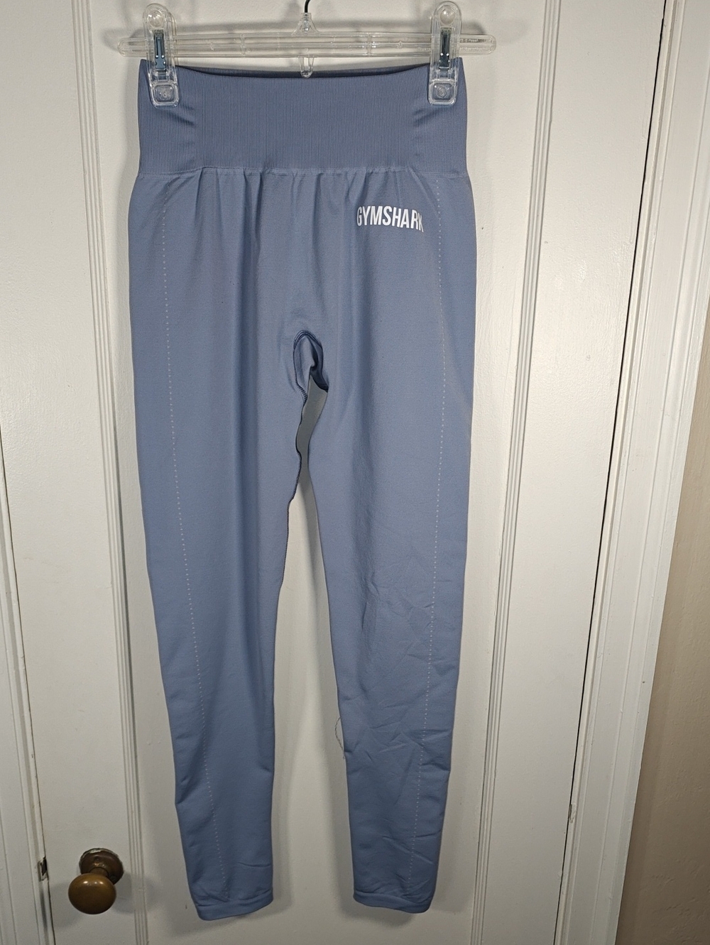 Gymshark "Breeze" Light Purple / Periwinkle High-Waist Seam Detail Leggings
